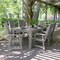 Highwood Usa Weatherly 7pc Rectangular Outdoor Patio Furniture Dining Set 72 x 42 AD-ST7WL1CO4AA-HGR - alternate 2